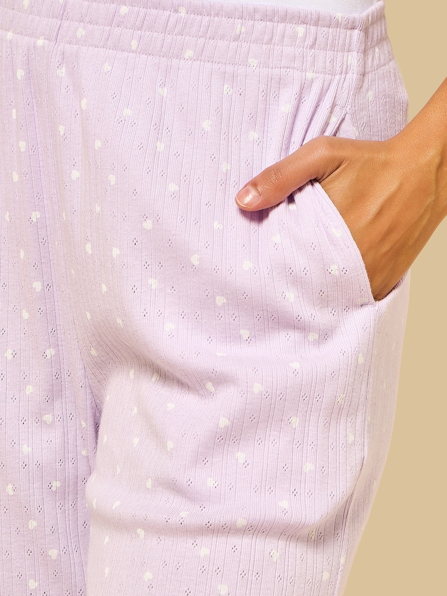 Printed Pointelle Pyjamas