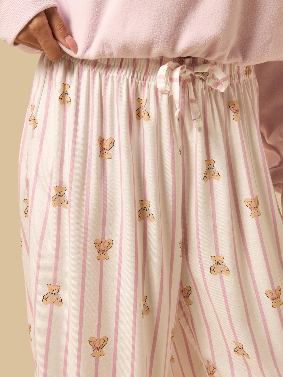 Teddy Bear Print Pyjamas