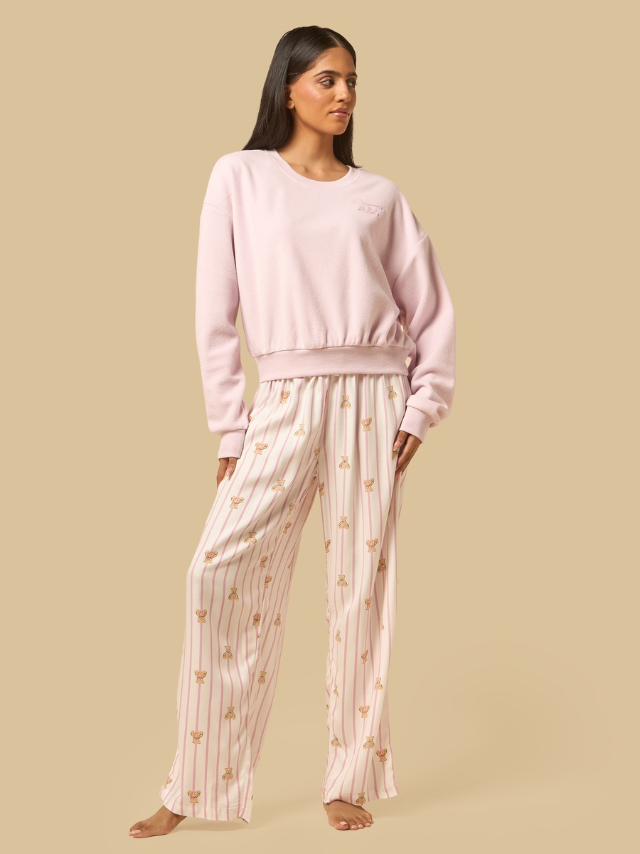 Teddy Bear Print Pyjamas