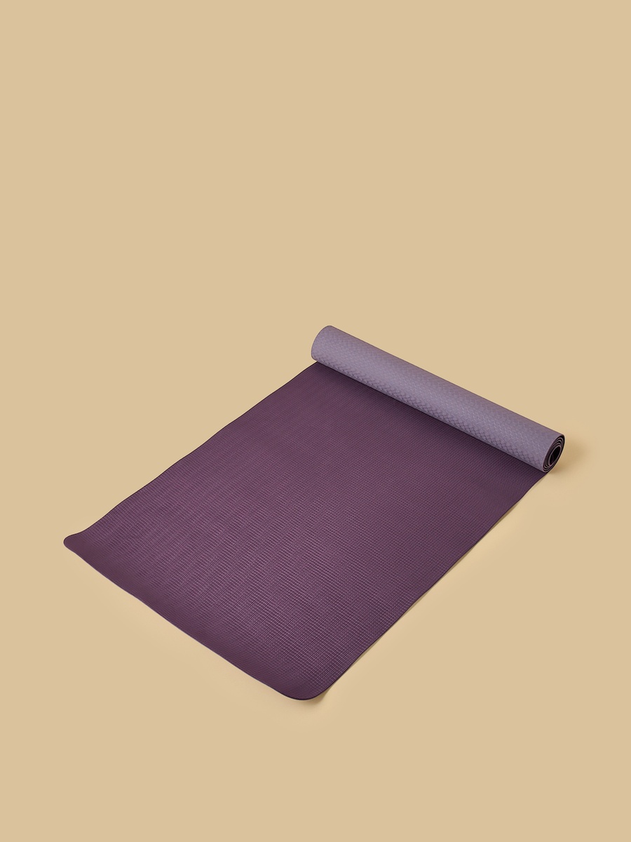 Slogan Print Yoga Mat