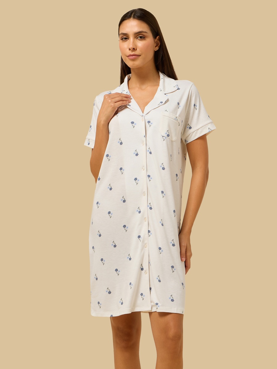 Floral Print Sleepshirt