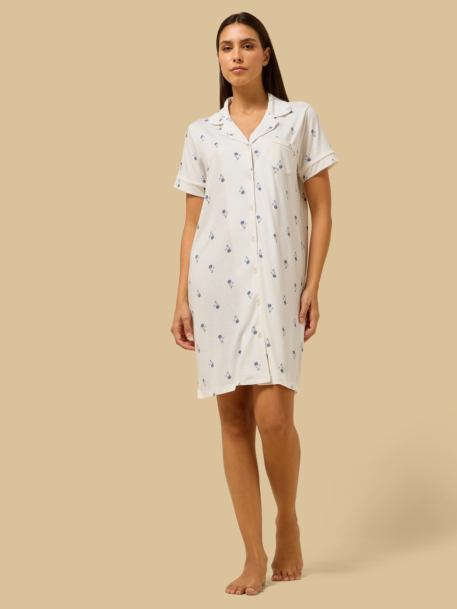 Floral Print Sleepshirt