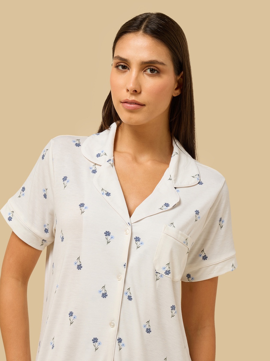 Floral Print Sleepshirt