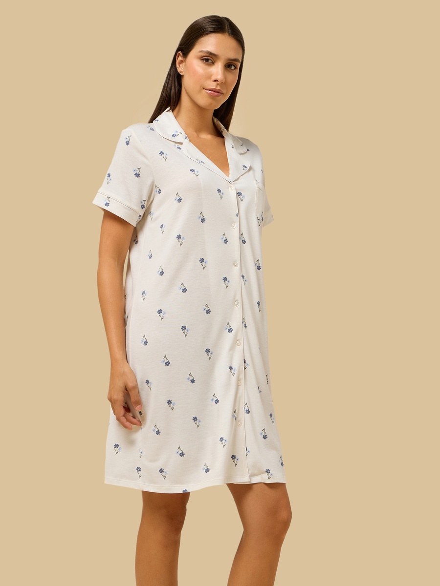 Floral Print Sleepshirt