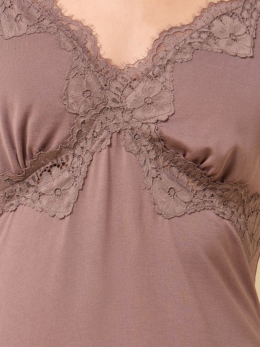 Floral Lace Slip Dress