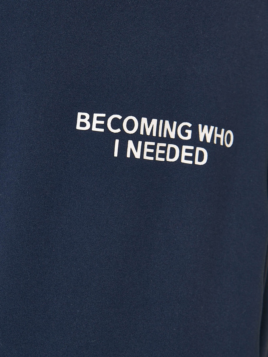 Slogan Print Leggings