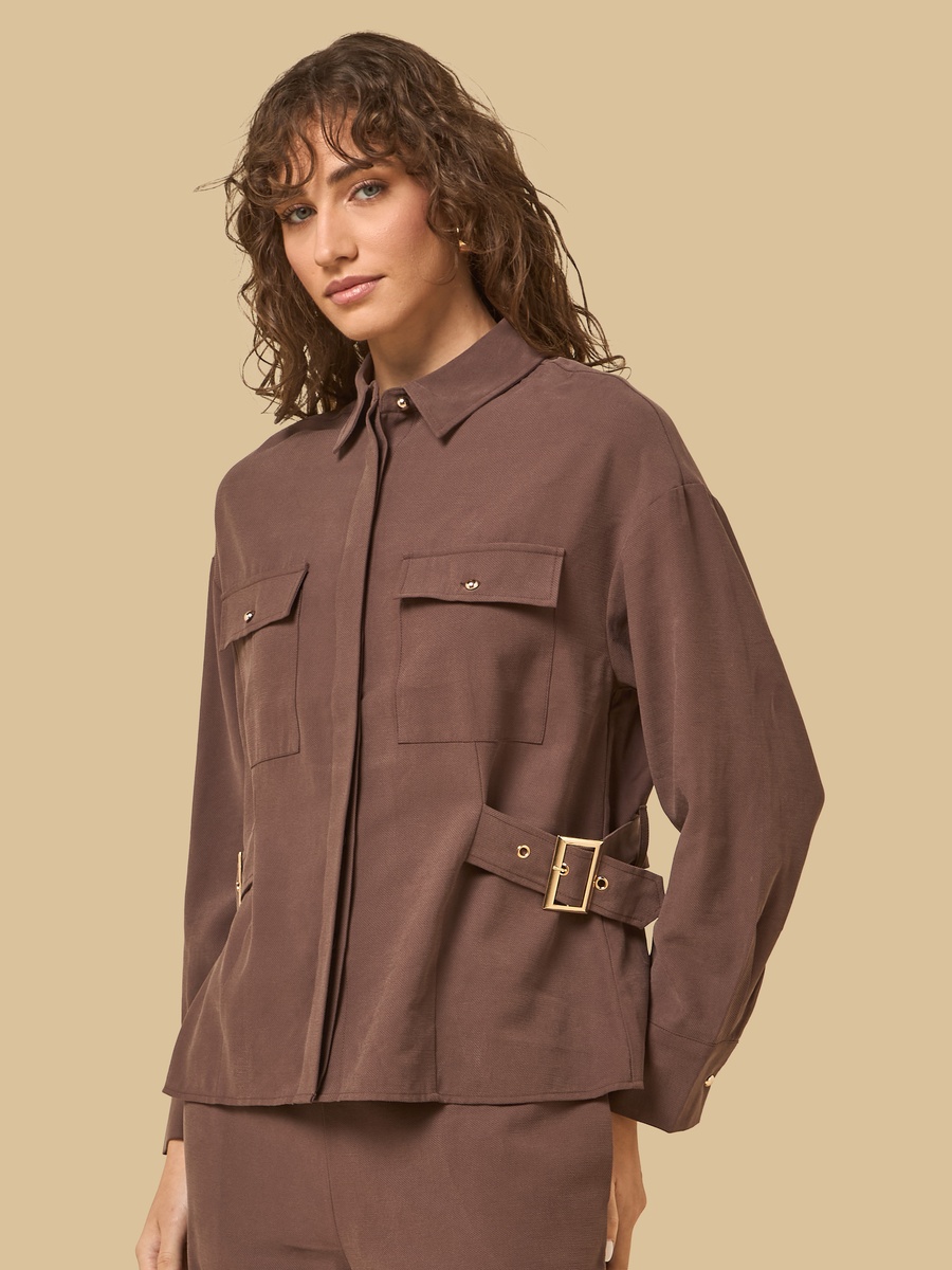 Belted Utility Shacket