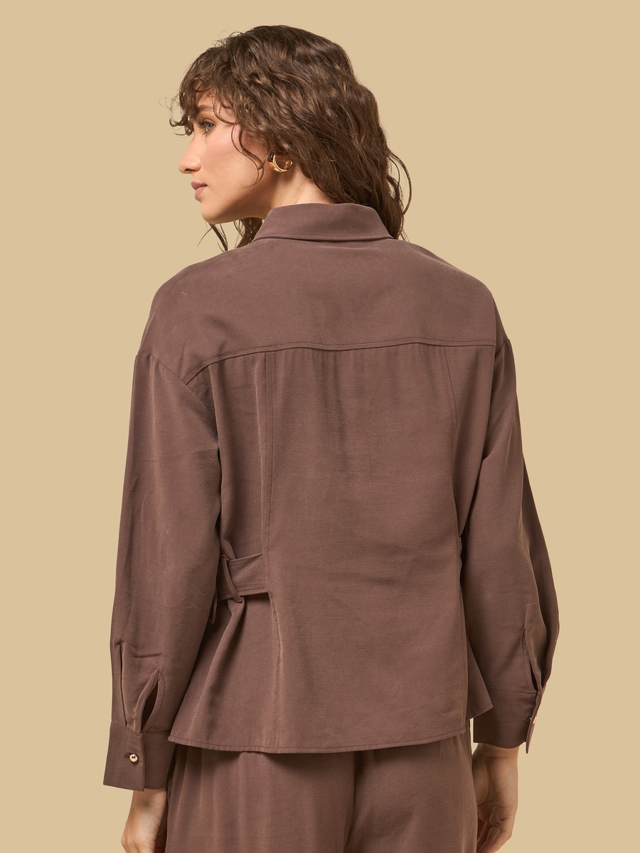 Belted Utility Shacket