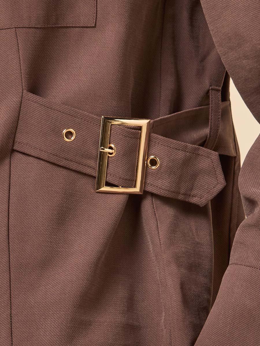 Belted Utility Shacket