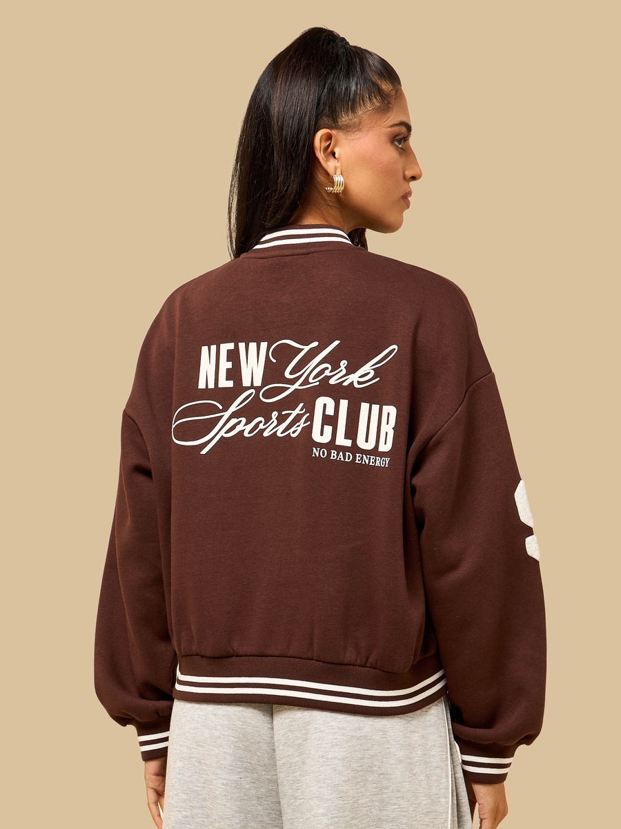 New York Print Bomber Jacket