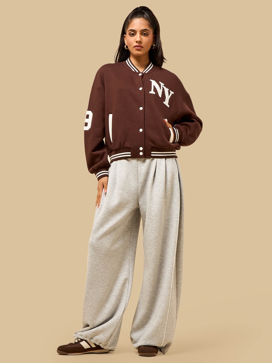 New York Print Bomber Jacket