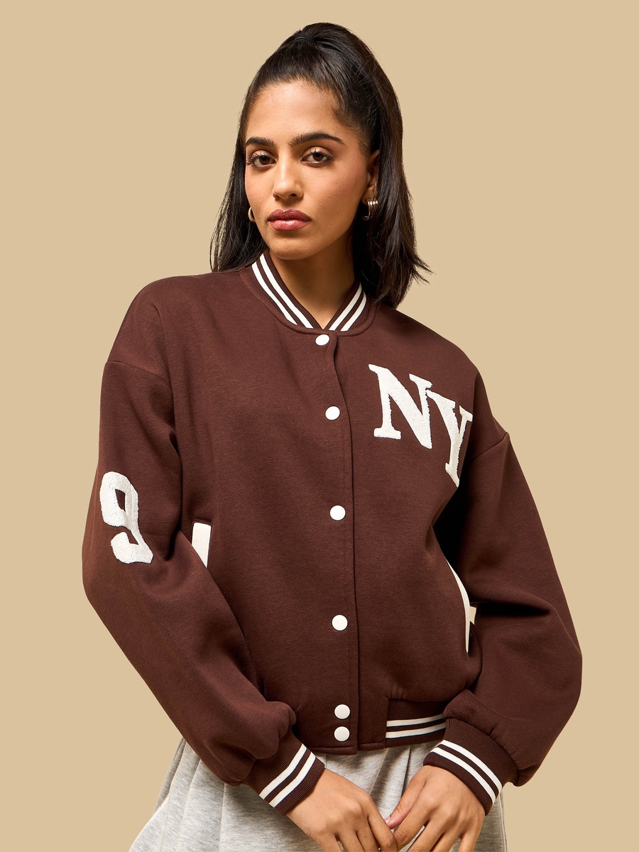 New York Print Bomber Jacket