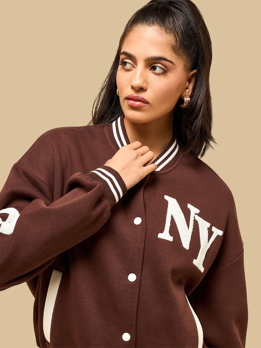 New York Print Bomber Jacket