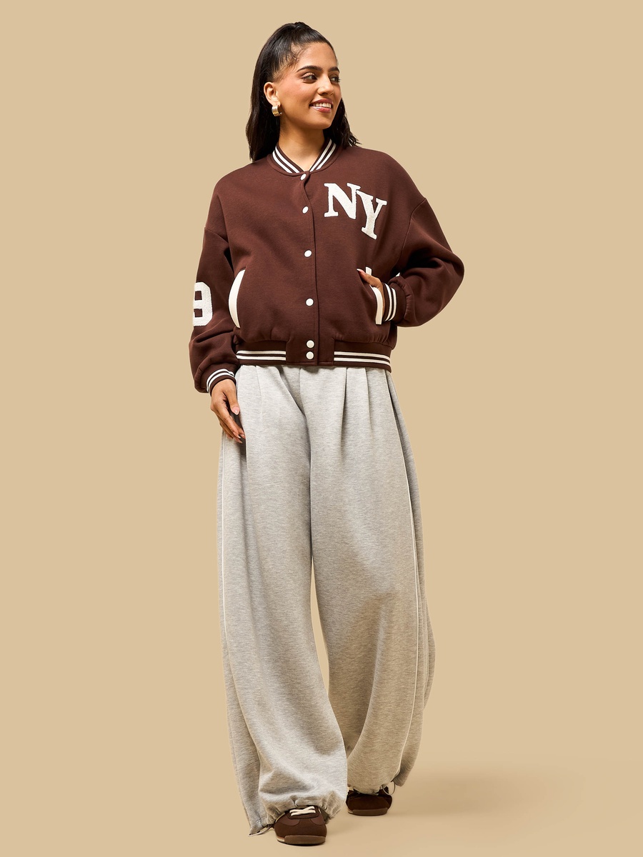 New York Print Bomber Jacket