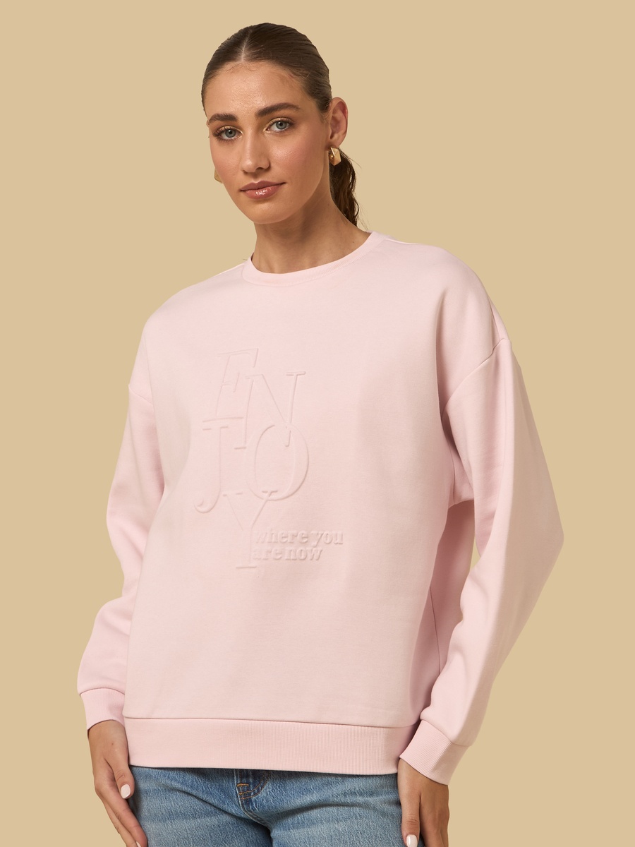 Slogan Print Sweatshirt
