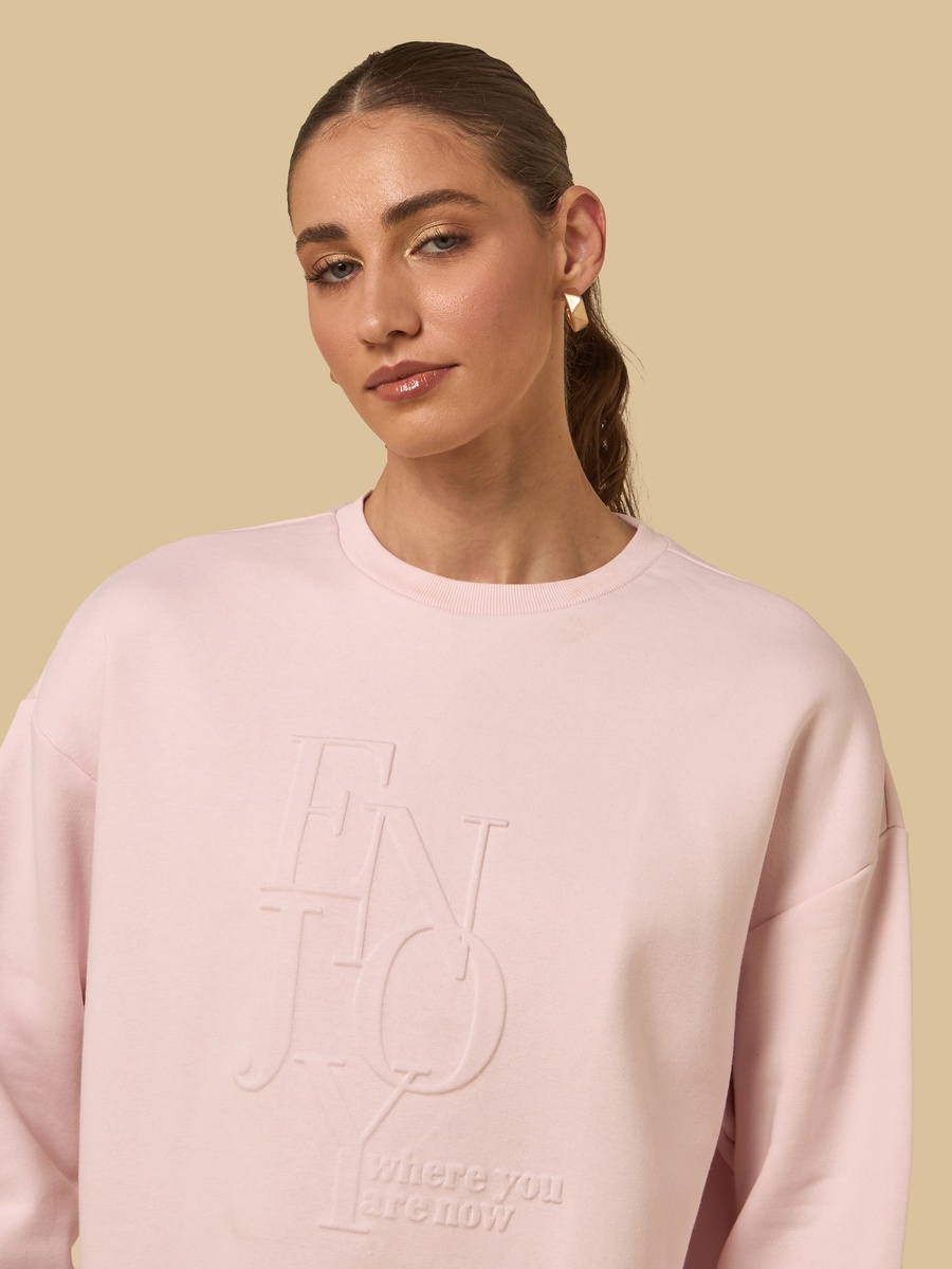 Slogan Print Sweatshirt