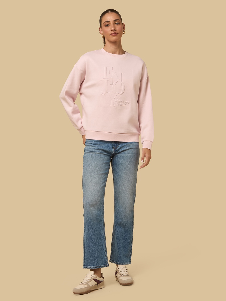 Slogan Print Sweatshirt