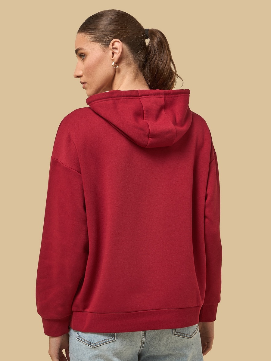 Rome Applique Hooded Sweatshirt