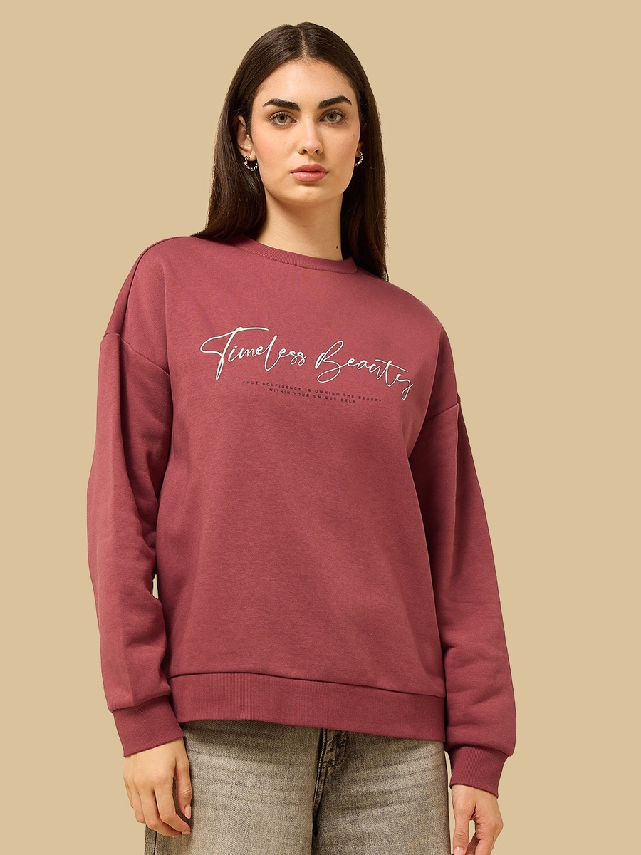 Slogan Print Sweatshirt