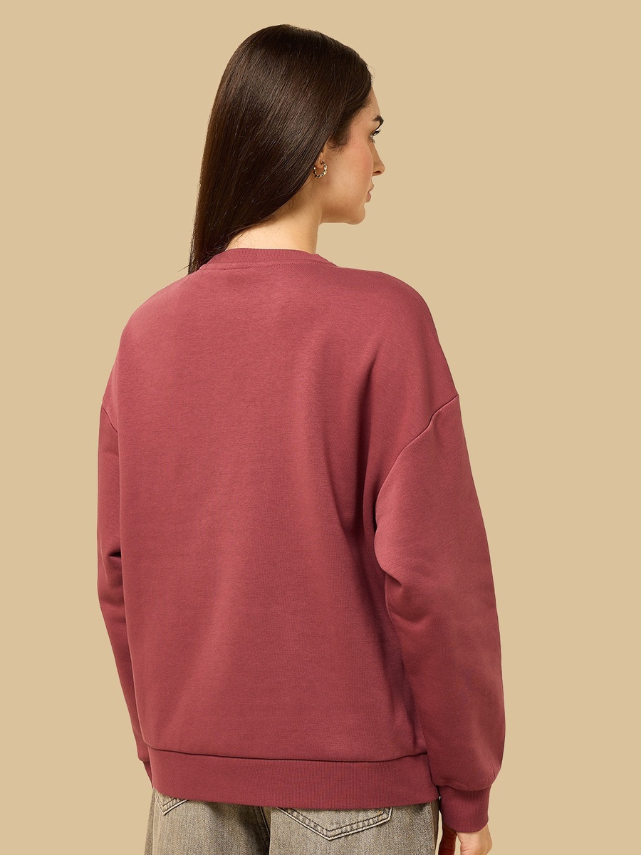 Slogan Print Sweatshirt