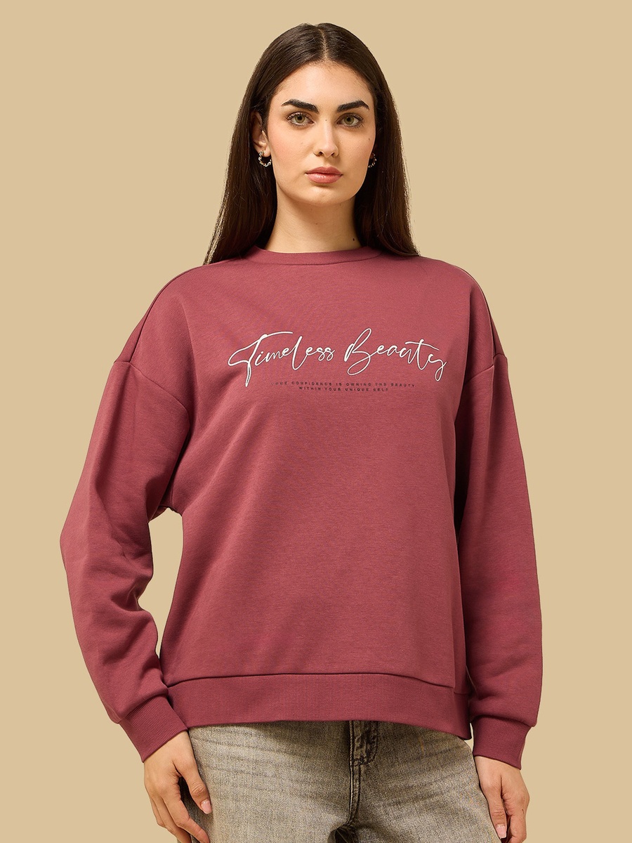 Slogan Print Sweatshirt