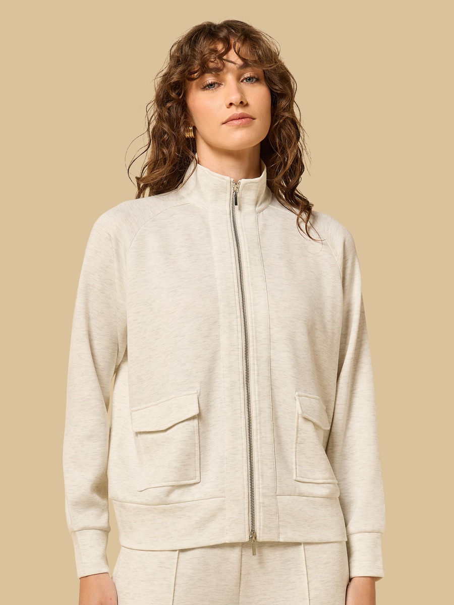 High Neck Modal Sweatshirt