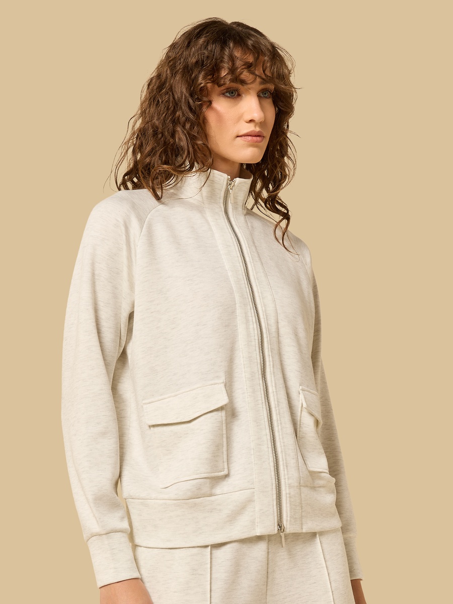 High Neck Modal Sweatshirt