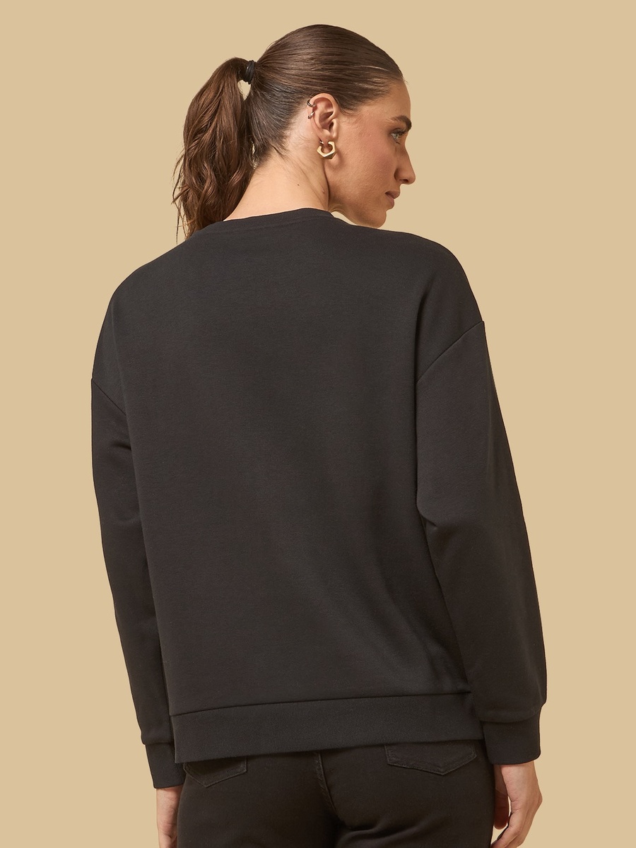 Floral Embroidered Sweatshirt