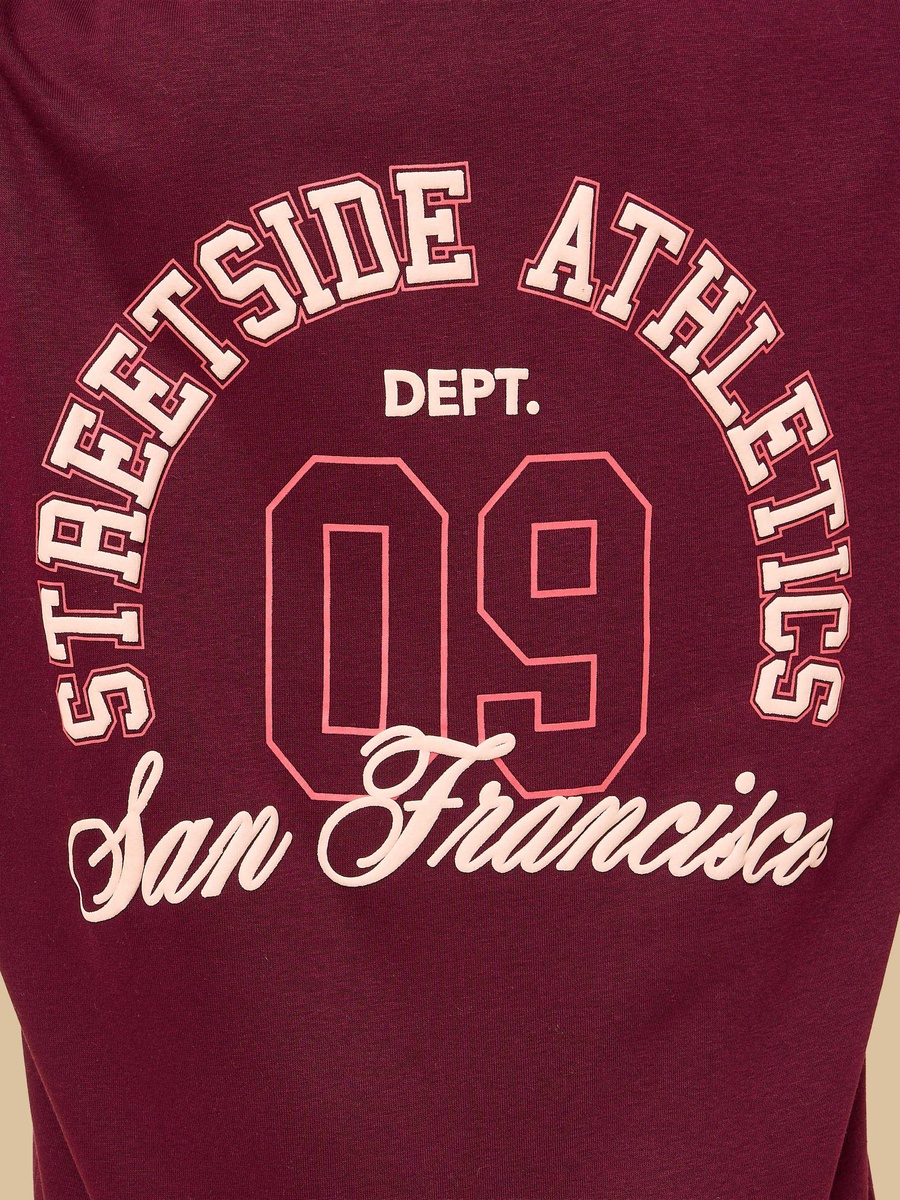 San Francisco Print Zip Through Hoodie