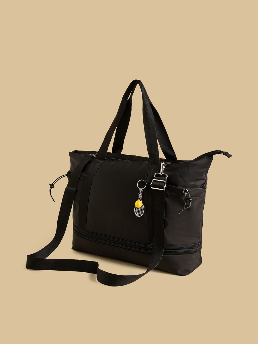 Plain Duffle Bag with Detachable Strap