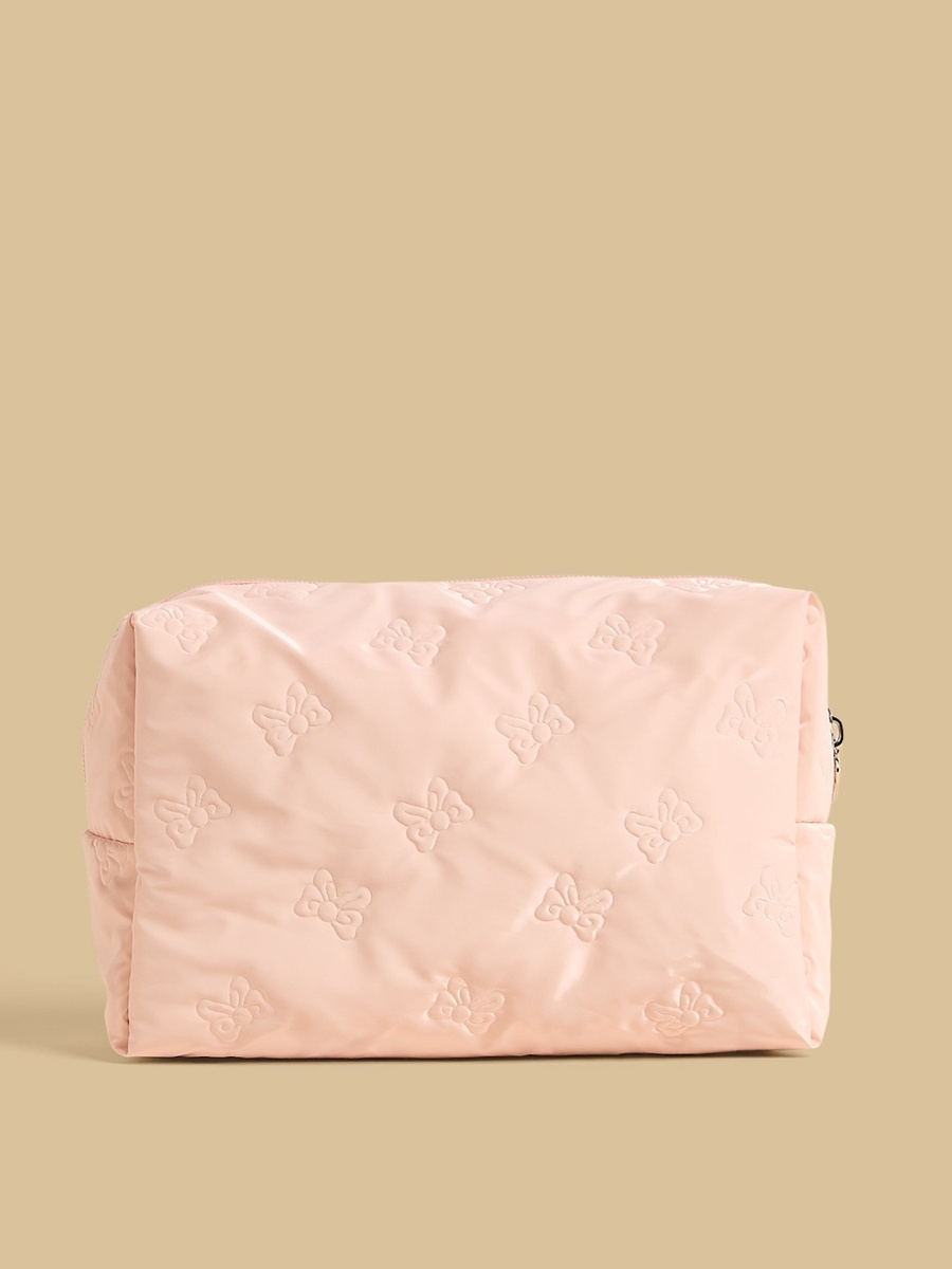 Bow Embossed Pouch
