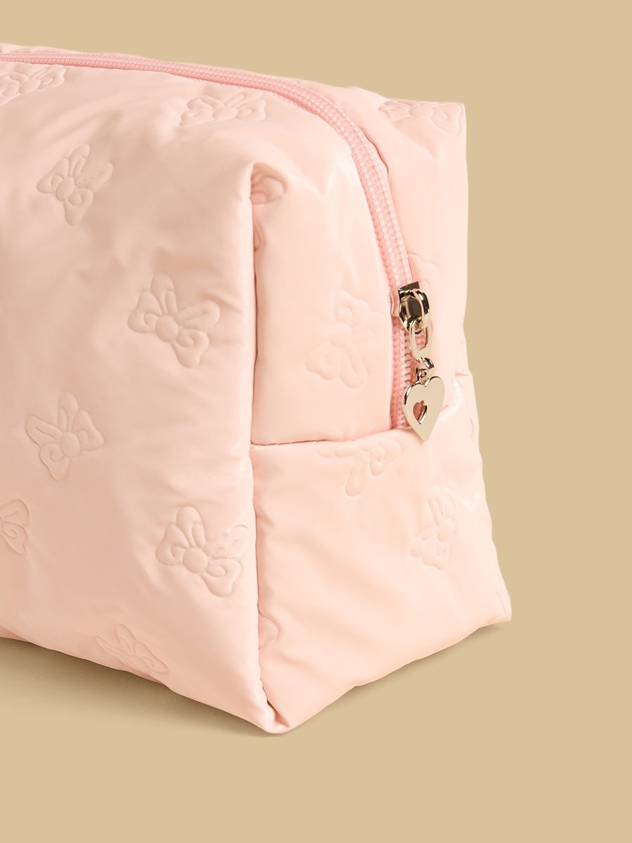 Bow Embossed Pouch