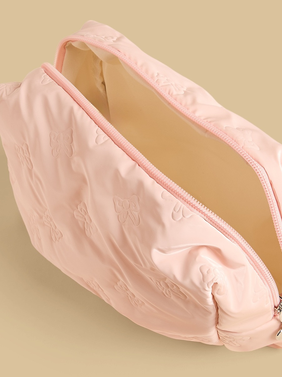 Bow Embossed Pouch