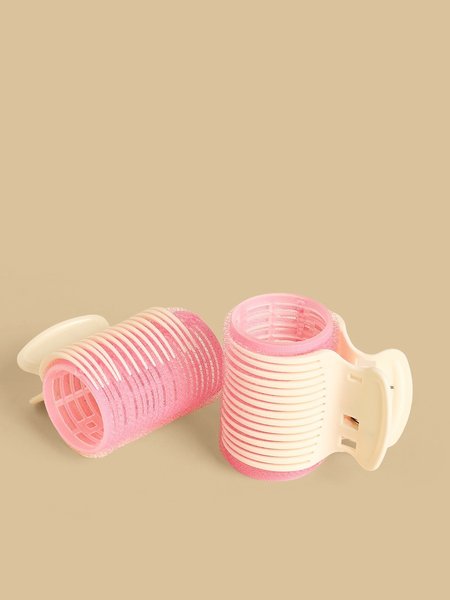 Assorted 12-Piece Hair Clamp and Roller Set