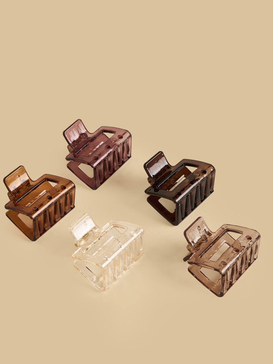 Pack of 5 - Plain Hair Clamp
