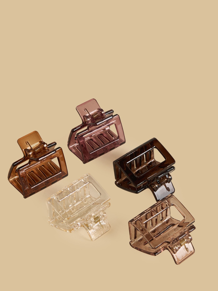 Pack of 5 - Plain Hair Clamp