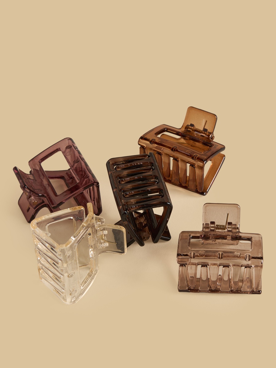Pack of 5 - Plain Hair Clamp