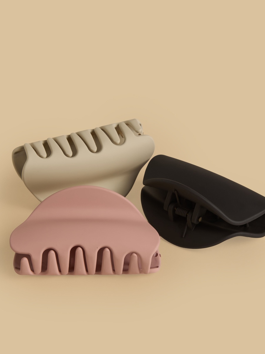 Pack of 6 - Plain Hair Clamp