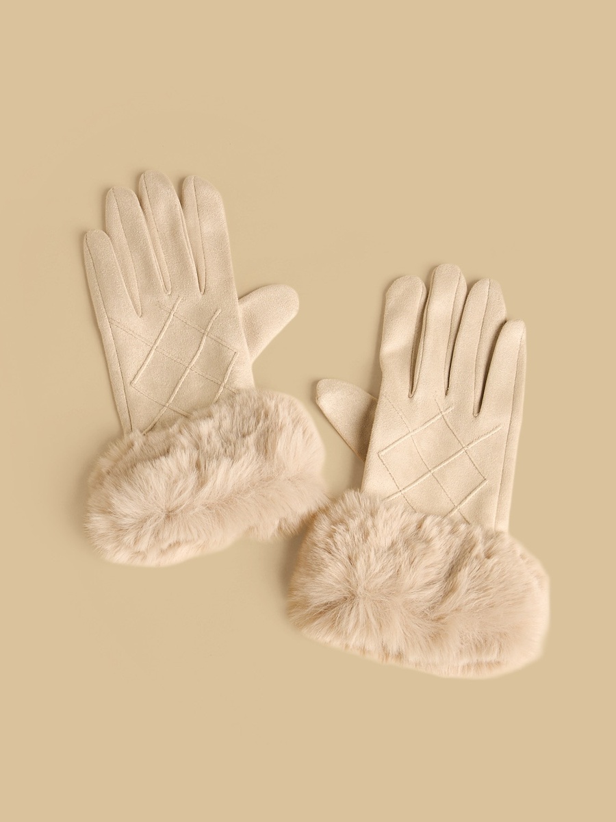 Faux Fur Gloves