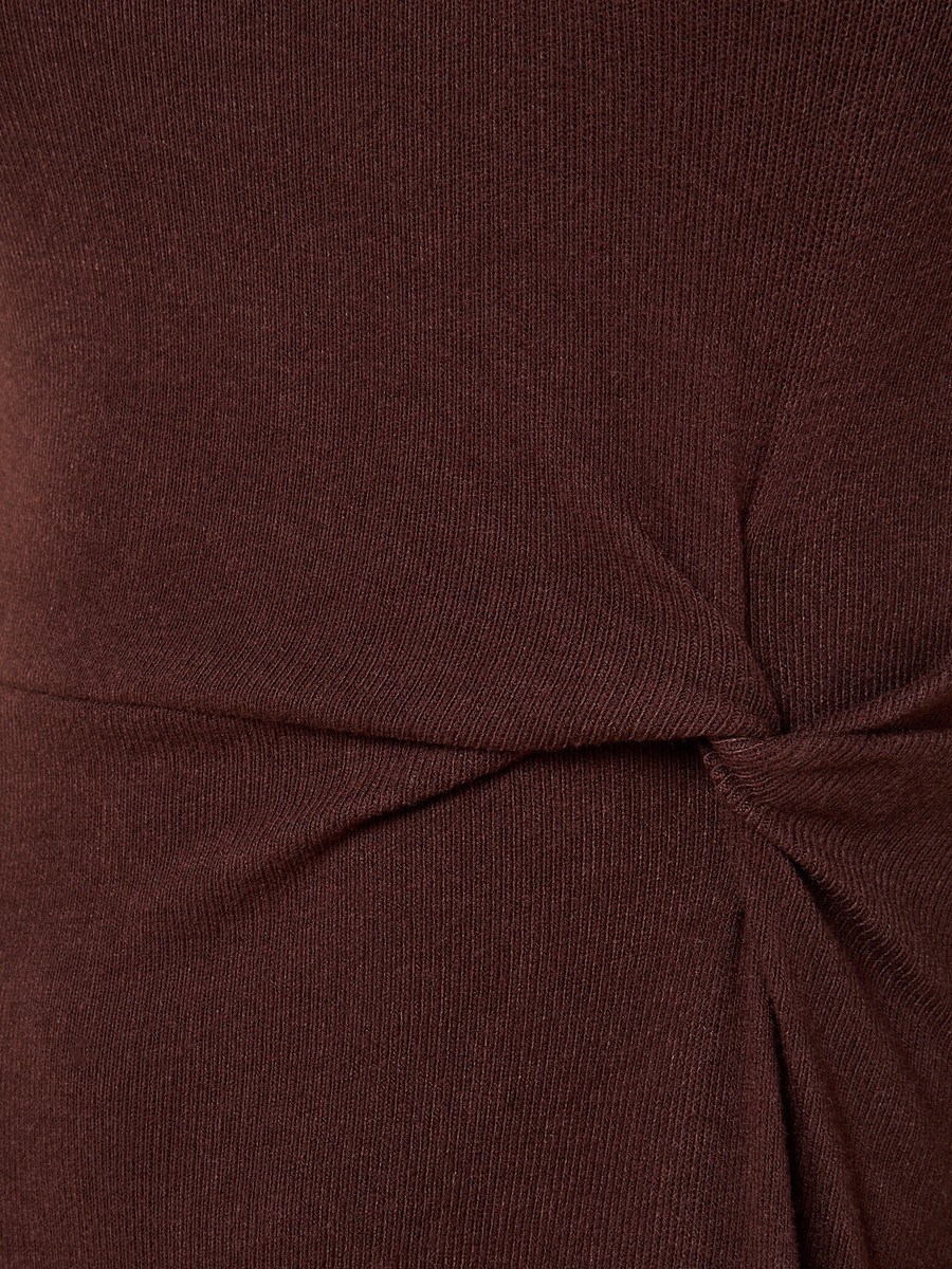 Knot Accent Midi Dress