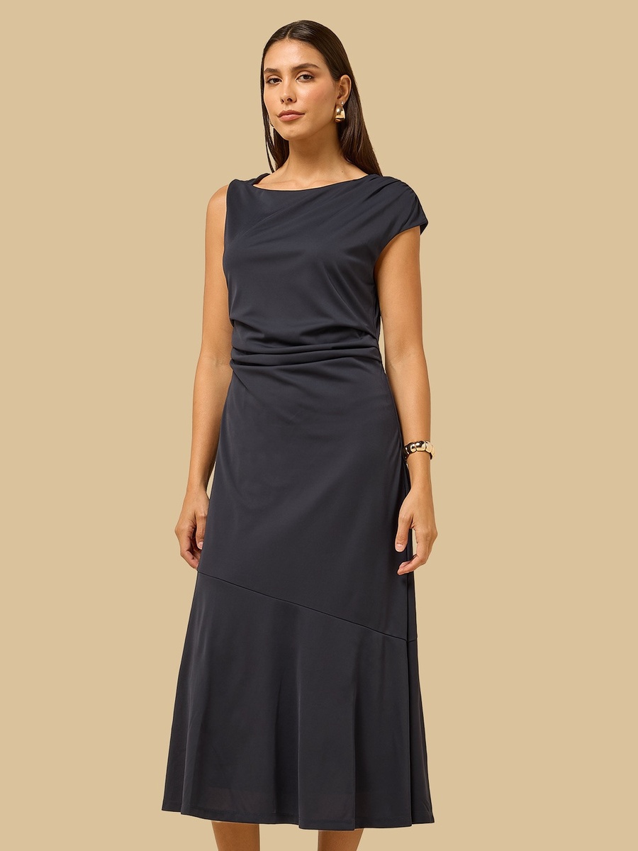 One Shoulder Midi Dress