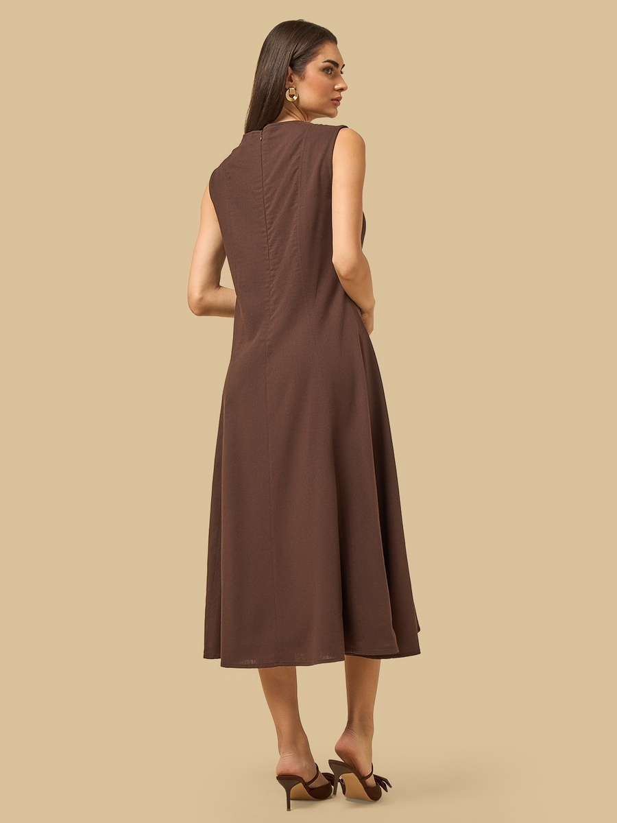 Panelled Sleeveless Dress
