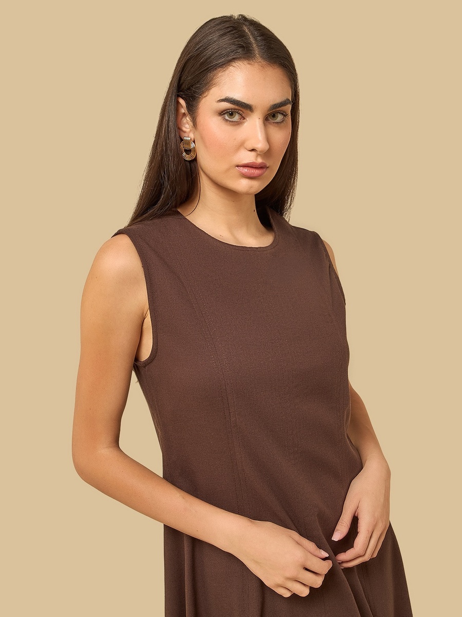 Panelled Sleeveless Dress