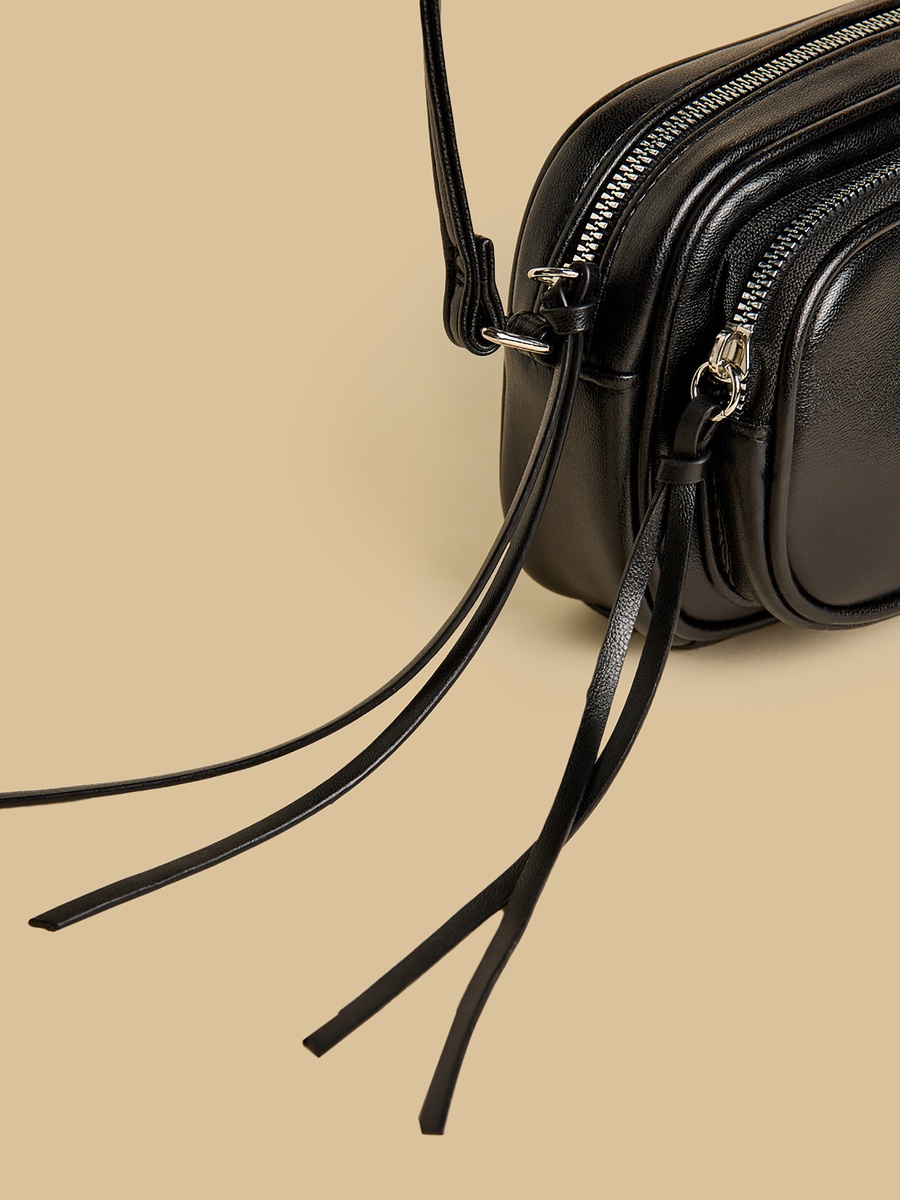 Plain Crossbody Bag with Adjustable Strap