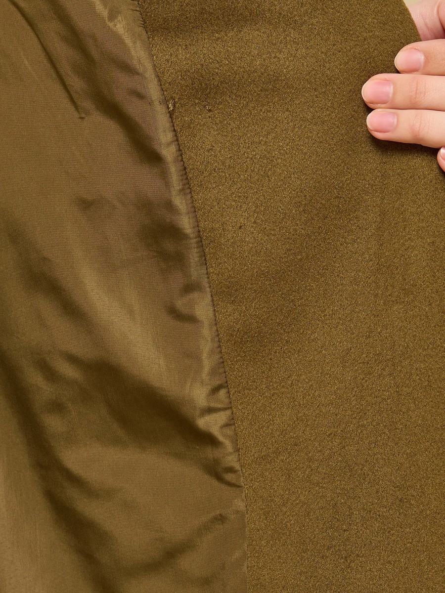 Textured Double Breasted Trench Coat