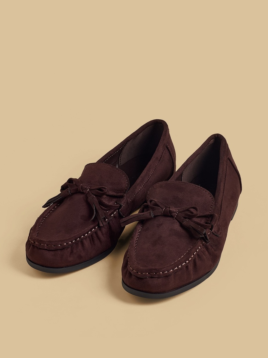 Bow Accent Loafers
