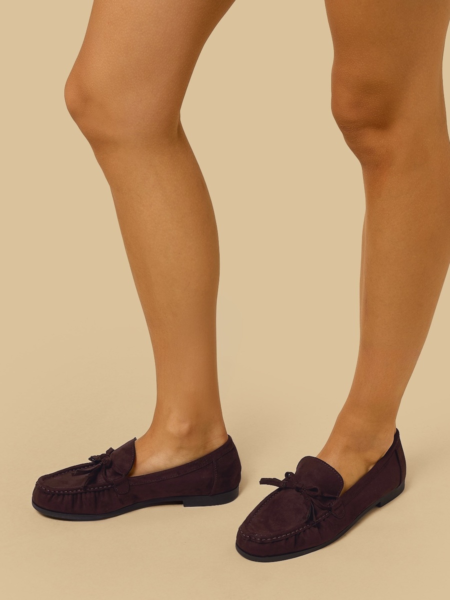 Bow Accent Loafers