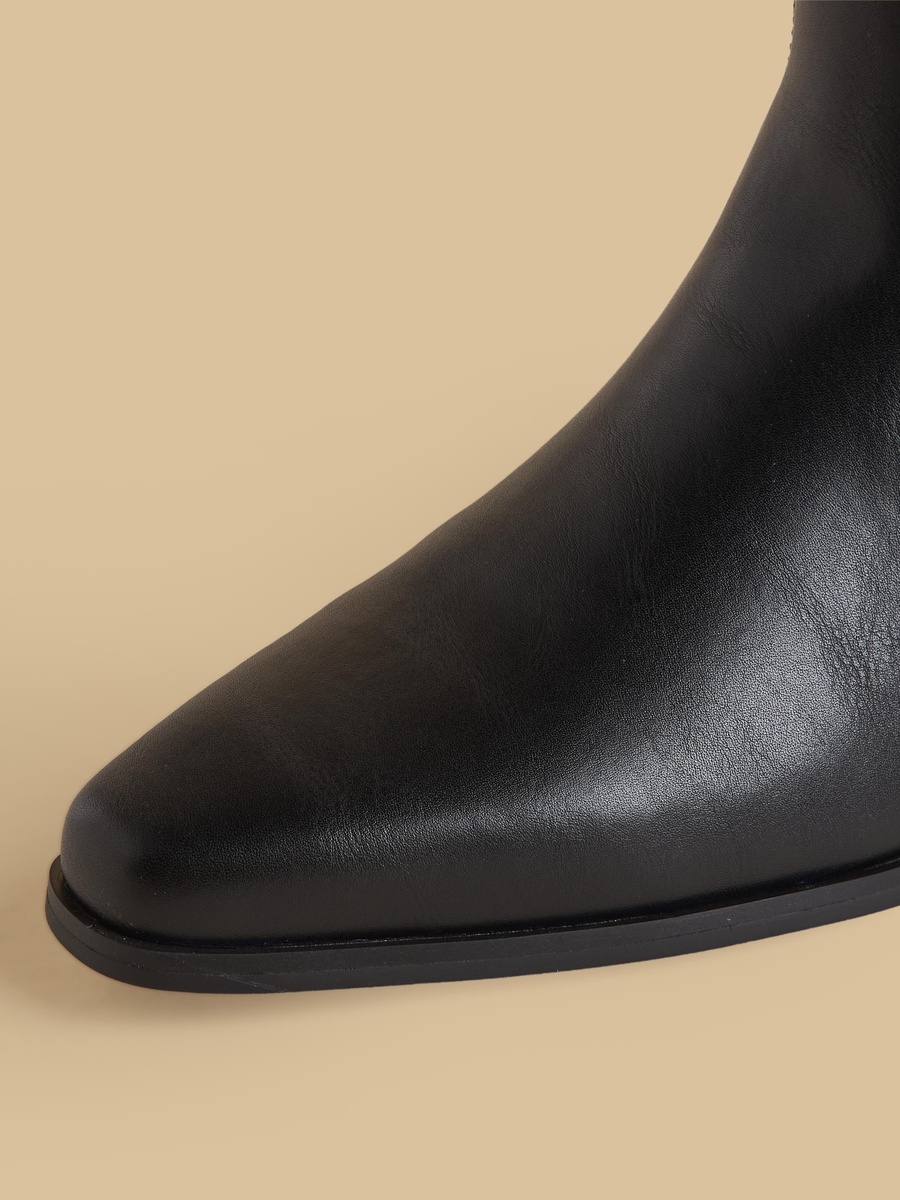 Block Heel Ankle Boots