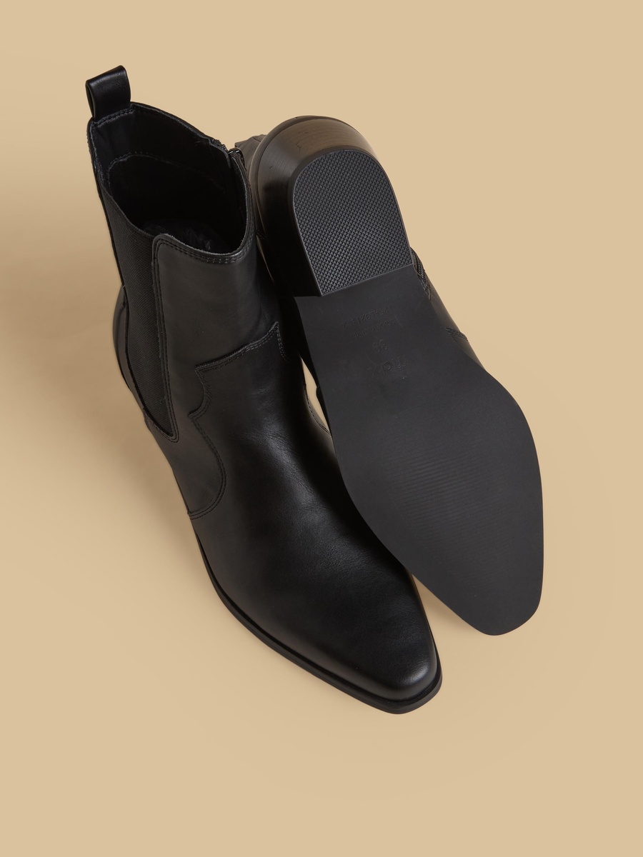 Block Heel Ankle Boots