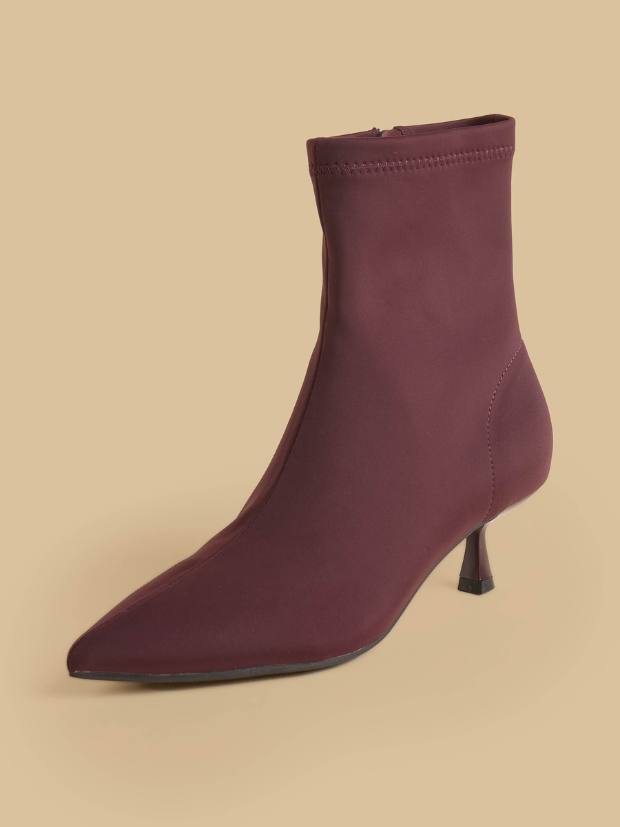 Kitten Heel Ankle Boots